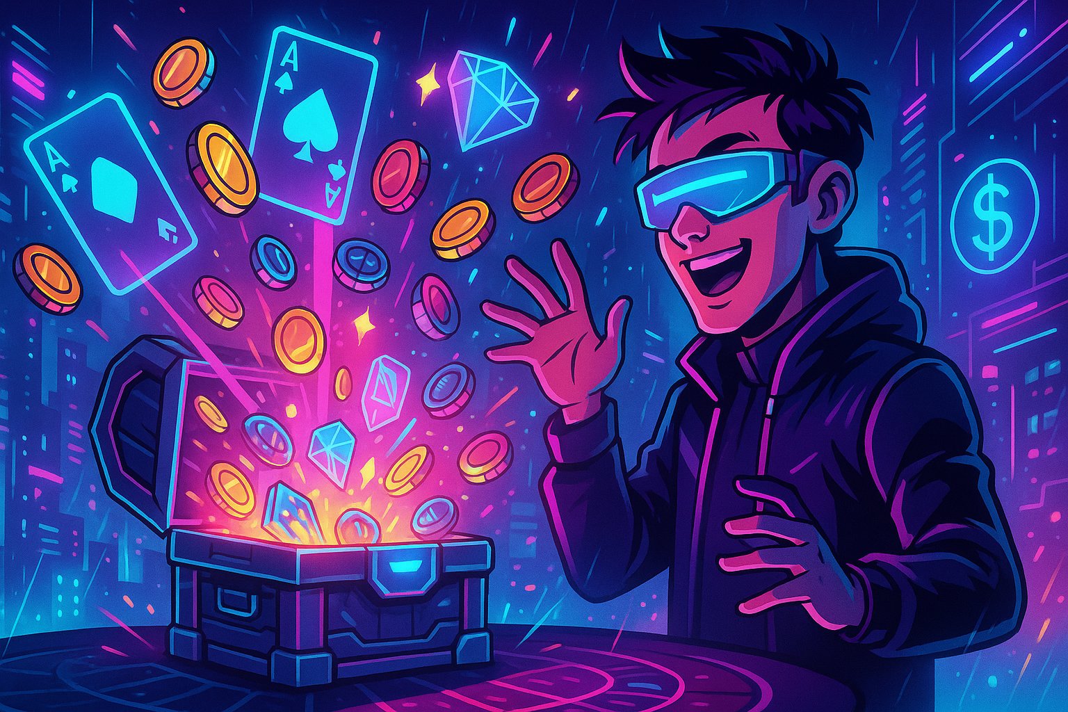 Tampilan slot online berwarna cerah yang populer di angkasa17
